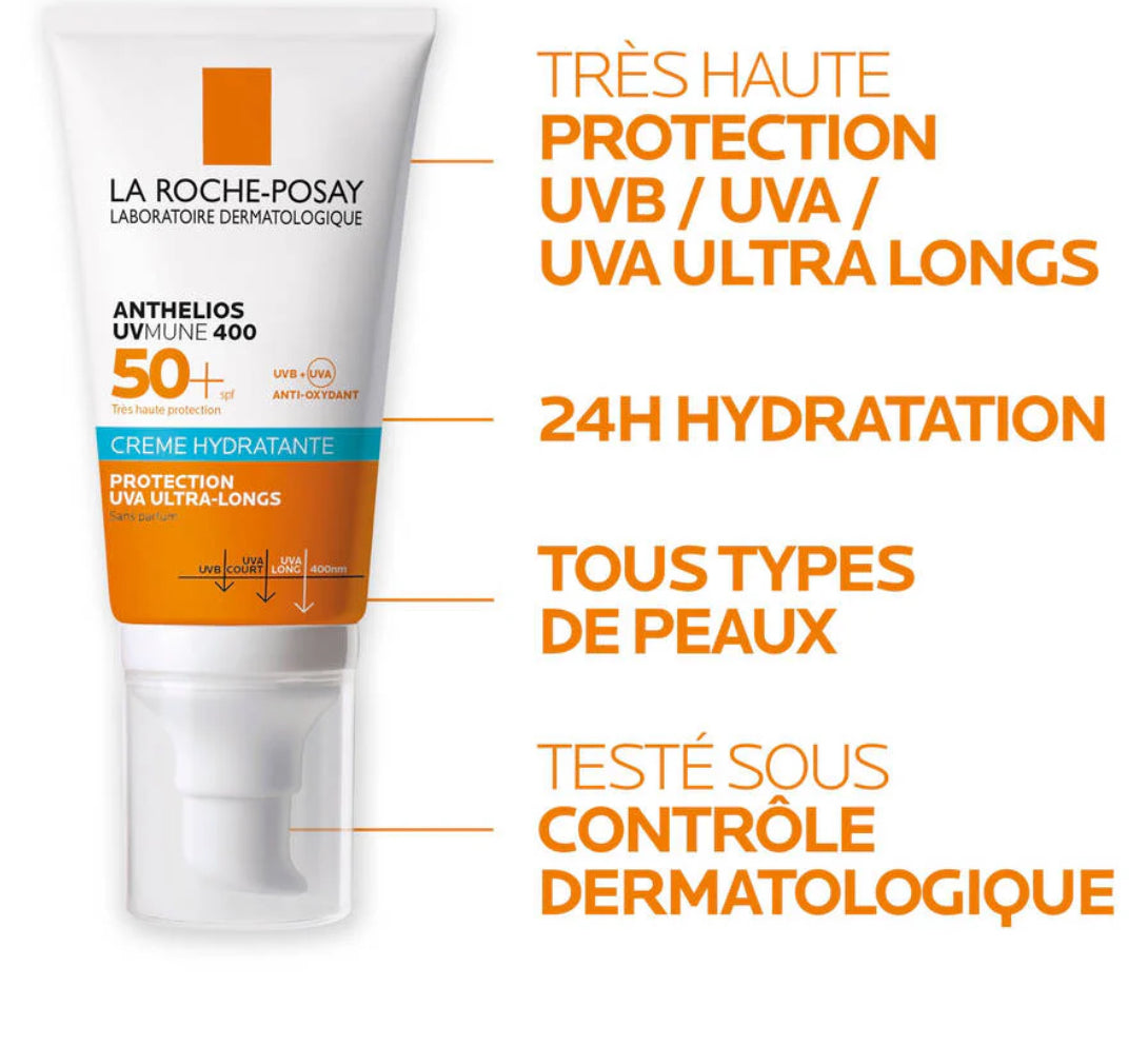 La Roche-Posay Crème Hydratante SPF 50+ UVMUNE 400